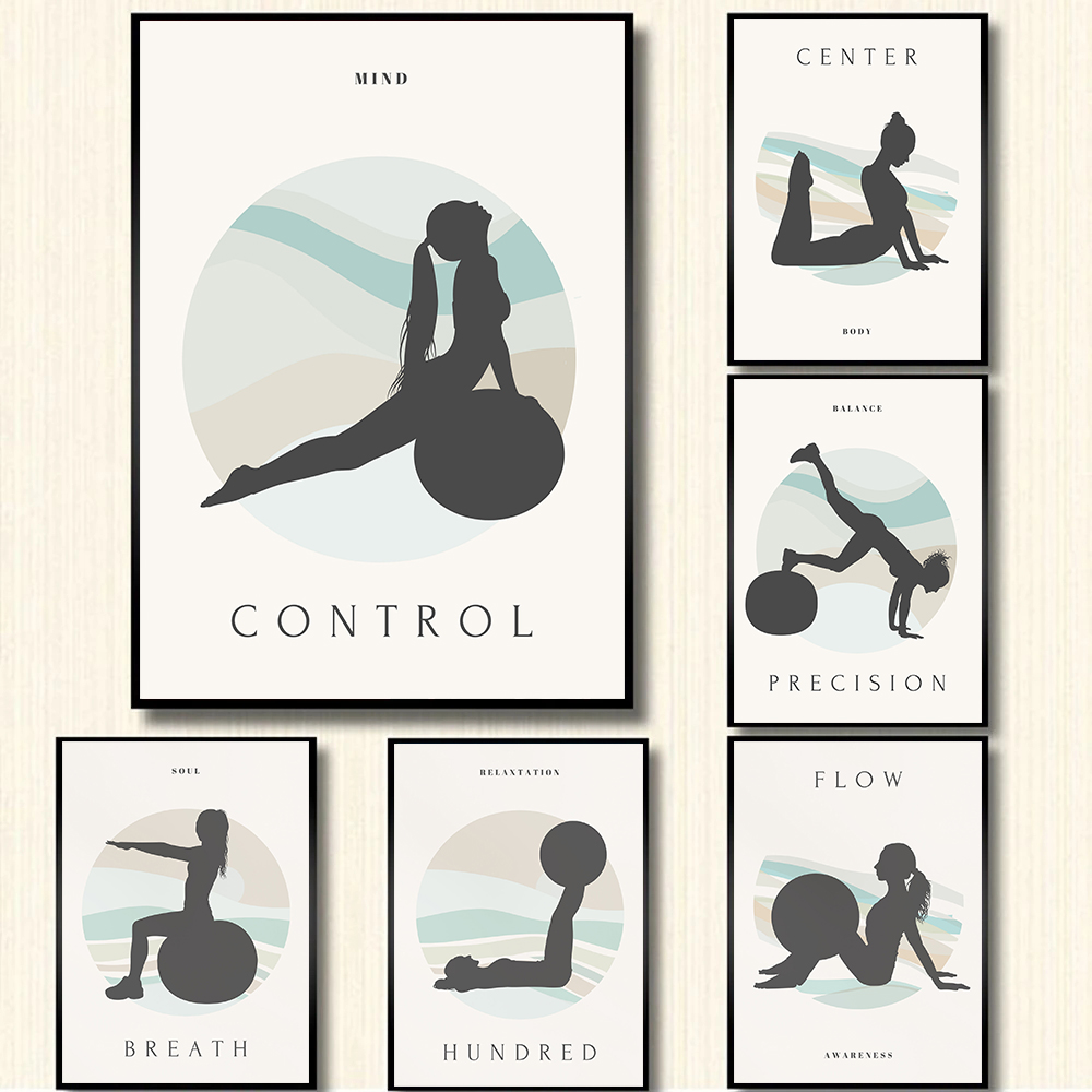 Pilates Yoga Quotes - Минималистичные мотивационные цитаты для пилатеса йоги