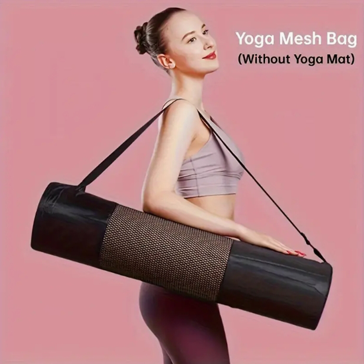 Mat Pilates Yoga - Дышащая сетчатая сумка для хранения ковриков
