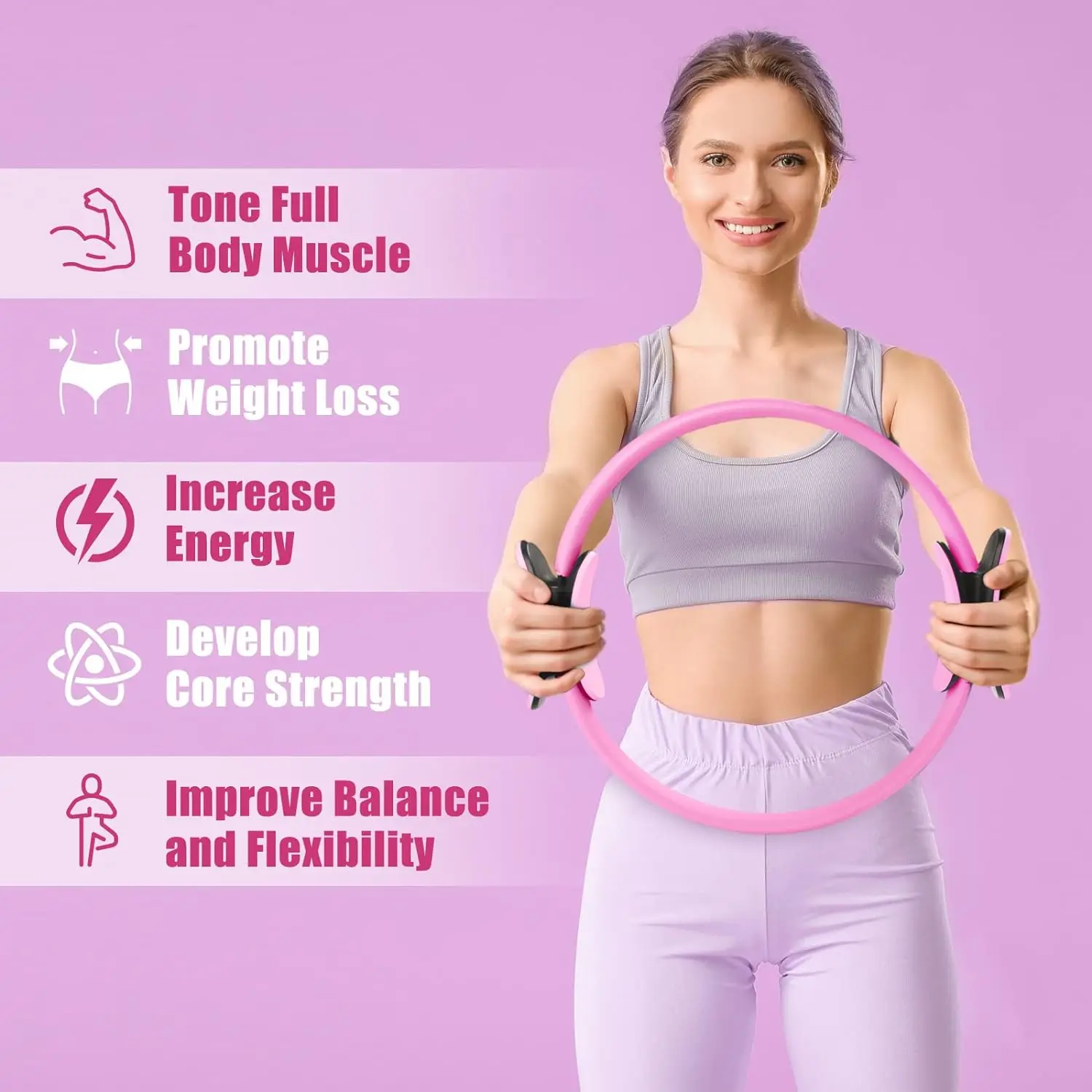 Кольцо для пилатеса, домашний  – обзор и цена Pilates Ring Magic