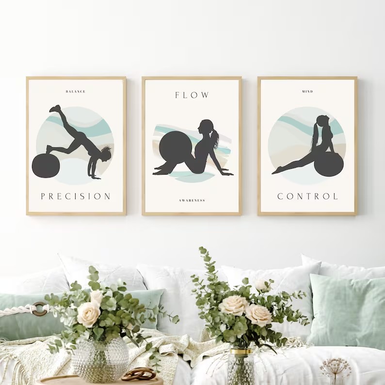 Минималистичные мотивационные  – обзор и цена Pilates Yoga Quotes