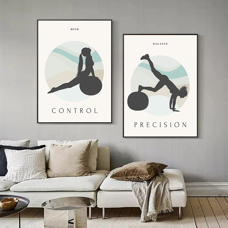 Минималистичные мотивационные  – обзор и цена Pilates Yoga Quotes