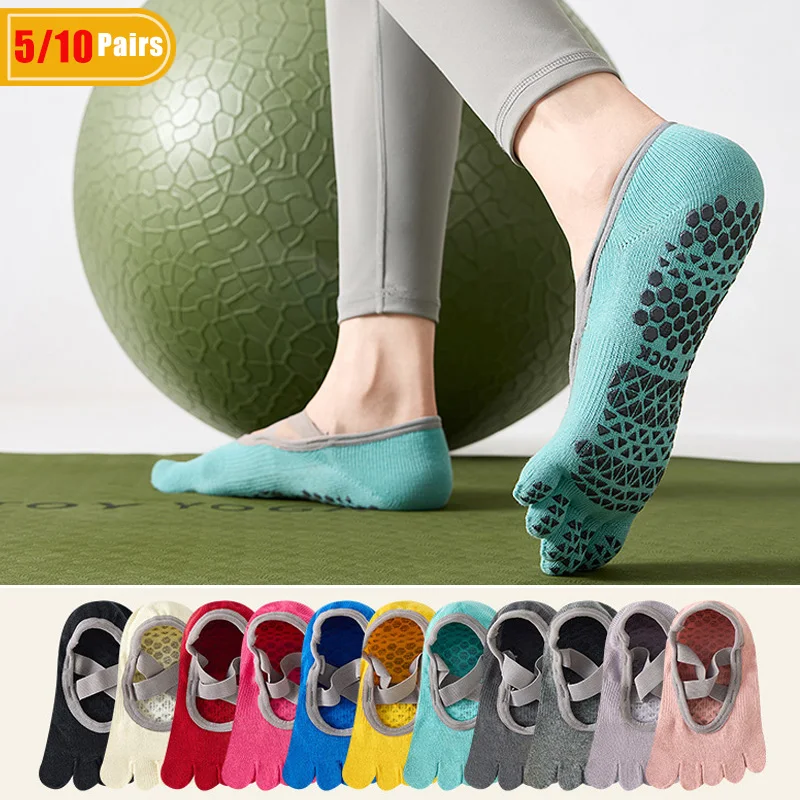 5/10 пар женских хлопковых нос – обзор и цена Pilates Yoga Origin