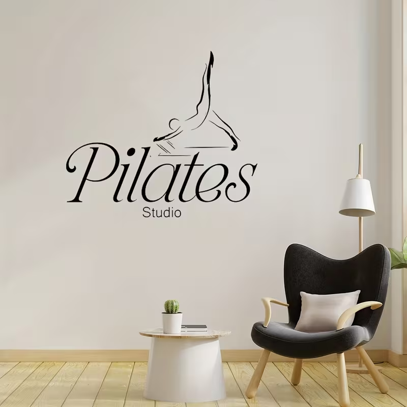 Наклейка на стену для студии п – обзор и цена Pilates Yoga Quotes