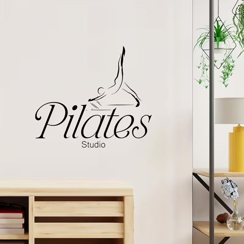 Наклейка на стену для студии п – обзор и цена Pilates Yoga Quotes