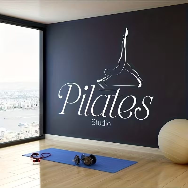 Наклейка на стену для студии п – обзор и цена Pilates Yoga Quotes