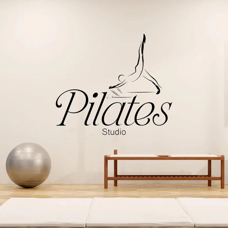 Наклейка для студии пилатеса,  – обзор и цена Pilates Yoga Quotes